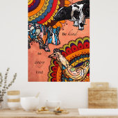 あらゆる種類に親切である ポスター (キッチン)