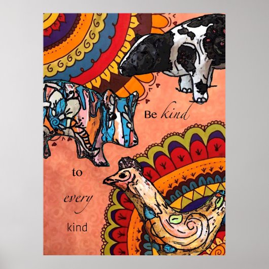 あらゆる種類に親切である ポスター (正面)