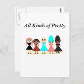 あらゆる種類のかわいらし ポストカード (正面/裏面)