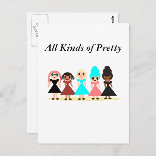 あらゆる種類のかわいらし ポストカード (正面/裏面)