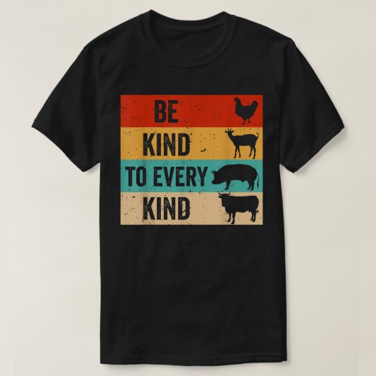 あらゆる種類のビーガンに優おもしろいしいベジタリアン Tシャツ (デザイン正面)