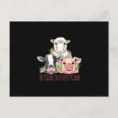 あらゆる種類のビーガン ポストカード (正面)