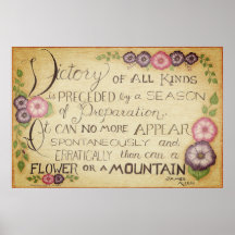 あらゆる種類の勝利 – ジェームズ・アレン引用文ポスター