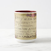 あらゆる種類の勝利 – JamesAllen (Pink)マグカップ ツートーンマグカップ (中央)