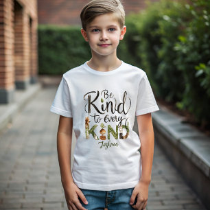 あらゆる種類の子どもたちに親切である Tシャツ