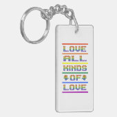 あらゆる種類の愛を愛 キーホルダー (正面左)