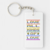 あらゆる種類の愛を愛 キーホルダー (正面)