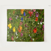 あらゆる種類の美しい花 タペストリー (正面(横))