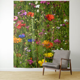 あらゆる種類の美しい花 タペストリー