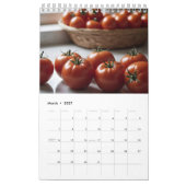 あらゆる種類の食品 カレンダー (3月 2027)