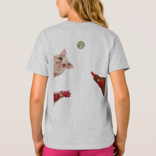 あらゆる種類、家畜に親切があって下さい Tシャツ (裏面)