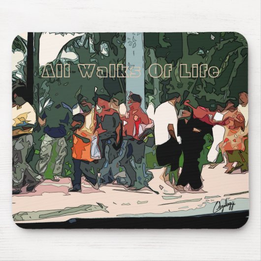 あらゆる職業 マウスパッド (正面)