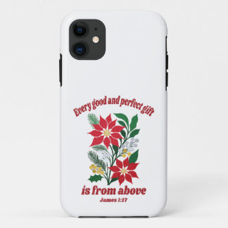 あらゆる良い贈り物、完全な贈り物 - ヤコブの手紙 1:17 クリスマス iPhone 11 ケース
