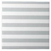 あらゆる色のかちりと言う音に灰色のストライプをカスタマイズ変えて下さい タイル (正面)