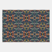 あらゆる色のハミングバード ラッピングペーパーシート (正面)