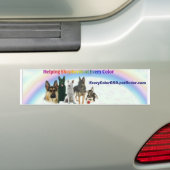 あらゆる色のバンパーステッカーの羊飼いを救済します… バンパーステッカー (車上)