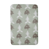 あらゆる色のブラウンの水泳の写実的な灰色を採取して下さい バスマット (正面縦)