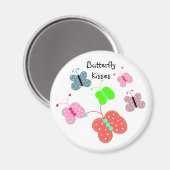 あらゆる色の蝶キス マグネット (正面/裏面)