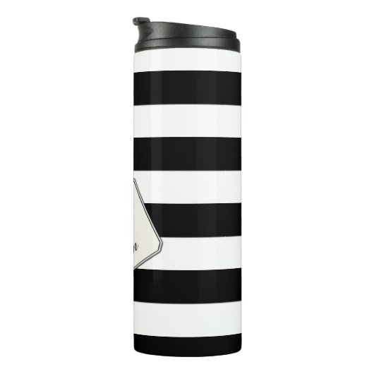 あらゆる色の黒をあらゆる文字縞で飾ります タンブラー (回転右)