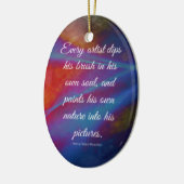 あらゆる芸術家。 セラミックオーナメント (左)