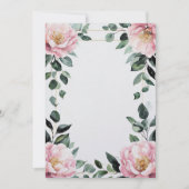 あらゆる行事に対応するピンクの花のカスタマイズカード シーズンカード (正面)