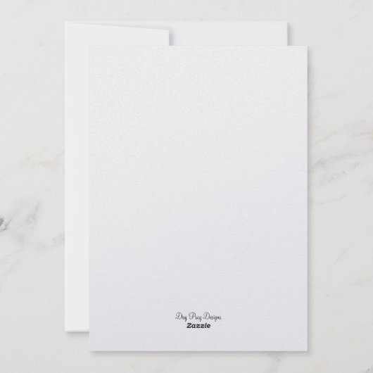 あらゆる行事に対応するピンクの花のカスタマイズカード シーズンカード (裏面)