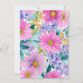 あらゆる行事に春の花園パーティー 招待状 (裏面)