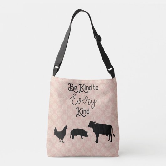 あらゆる親切なビーガンのcrossbodyバッグに親切があって下さい クロスボディバッグ (裏面)