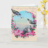 あらゆる誕生日の願いを望むため カード (黄色い花)