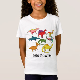 あらゆる違う色のT-Sの多くの漫画の恐竜 Tシャツ