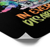 あらゆる障害の特殊なニーズに能力がある ポスター (角)