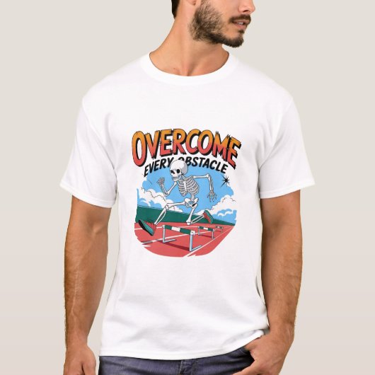 あらゆる障害を乗り越える Tシャツ (正面)