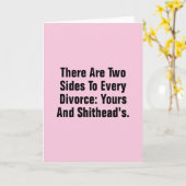 あらゆる離婚へ双方が…あります カード (黄色い花)