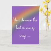 あらゆる面で最高の価値があ前向きる引用文 カード (黄色い花)