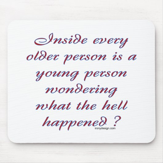 あらゆる高齢者の中 マウスパッド (正面)