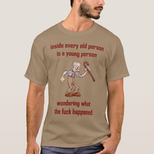 あらゆる高齢者の中… Tシャツ (正面)