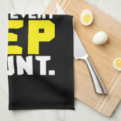 あらゆるRepに-やる気を起こさせるなトレーニングを数えさせます キッチンタオル (四つ折り)