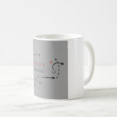 あられのメリーフットボールのマグ コーヒーマグカップ (正面右)