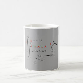 あられのメリーフットボールのマグ コーヒーマグカップ