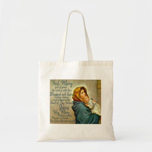 あられのメリー祈りの言葉のトート トートバッグ (正面)