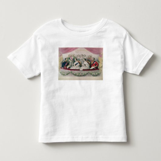 あられの幸せな連合 トドラーTシャツ (正面)
