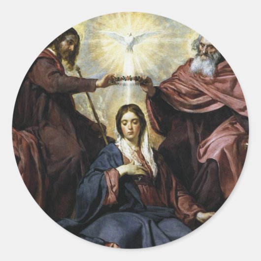 あられの神聖な女王 ラウンドシール (正面)