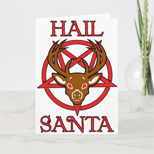 あられサンタ シーズンカード (正面)