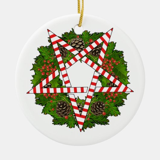 あられサンタ セラミックオーナメント (正面)