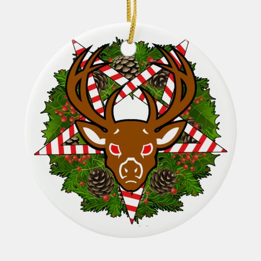 あられサンタ セラミックオーナメント (正面)