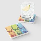 あられシーザー ストーンコースター (横)