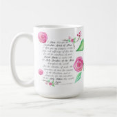 あられメリー及び朝の提供の水彩画 コーヒーマグカップ (左)