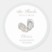 あら、なんて素敵な花嫁の独身最後の夜 ラウンドシール (正面)