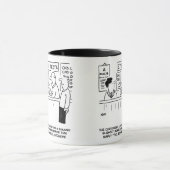 ありえないほど簡単な視力検査をする眼鏡屋 マグカップ (中央)