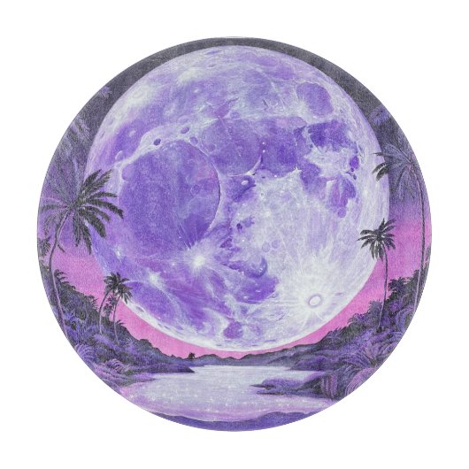 「ありえない月」 カッティングボード (正面)